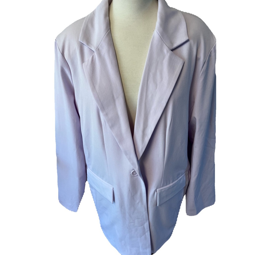 BLAZER LIGHT LAVENDER IN COLOR SIZE LARGE NWT OO3